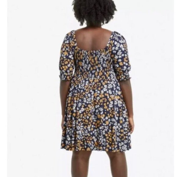 Draper James Women's Jo Dee Dress in Fall Field Flowers - Picture 2 of 9